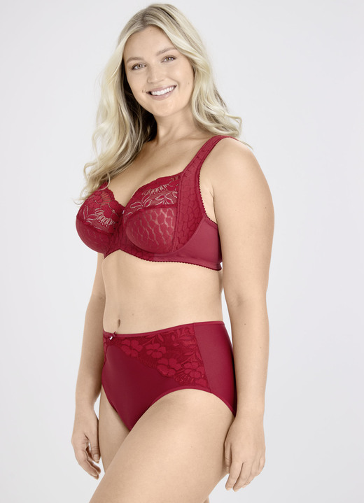 Bügel-BH - Miss Mary Bügel-BH mit strukturiertem Vorderteil Ansicht 12 Bügel-BH - Miss Mary Bügel-BH mit strukturiertem Vorderteil, in Größe 075 bis 110, in Cup E, in Farbe WEISS Ansicht 12