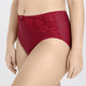 Slips - Miss Mary Miederslip mit unterlegter Elastikspitze im Vorderteil – Farbe ROT – Ansicht 3 Slips - Miss Mary Miederslip mit unterlegter Elastikspitze im Vorderteil, in Größe 038 bis 056, in Farbe ROT – Farbe ROT – Ansicht 3
