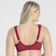 Bügel-BH - Miss Mary Bügel-BH mit strukturiertem Vorderteil, in Größe 075 bis 110, in Cup D, in Farbe FLIEDER – Farbe ROT – Ansicht 10