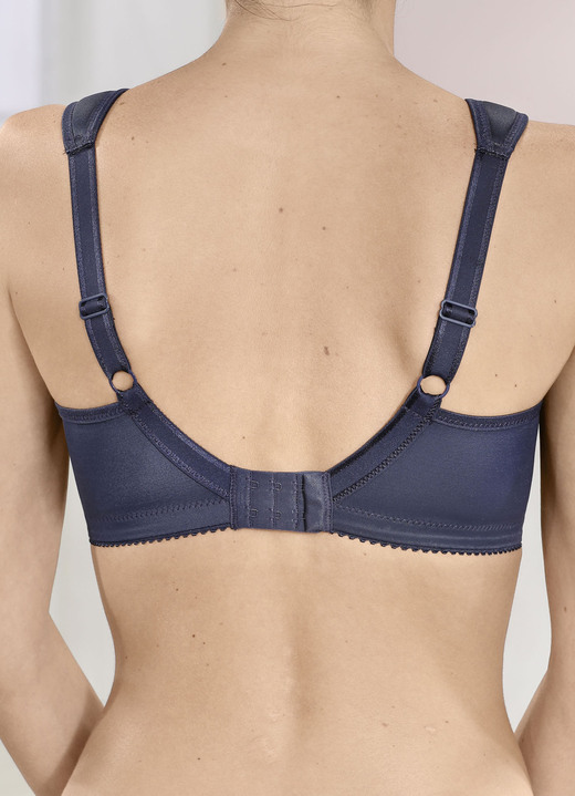 Soft-BH - Miss Mary BH mit Spitze im Vorderteil, in Größe 075 bis 105, in Cup B, in Farbe MARINE Ansicht 3