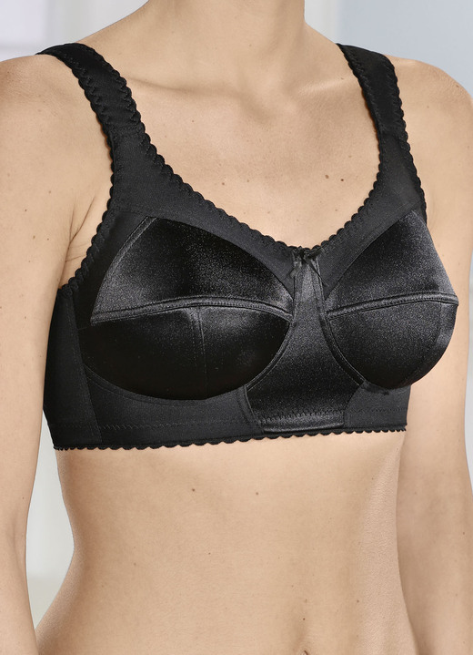 Soft-BH - BH in Schwarz, in Größe 080 bis 110, in Cup E, in Farbe SCHWARZ Ansicht 1