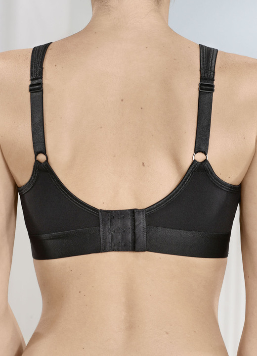 - Naturana Minimizer-BH mit vorgeformten Cups, in Größe 075 bis 100, in Cup C, in Farbe SCHWARZ Ansicht 3