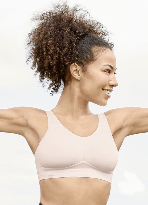 Soft-BH - Anita Sport-BH aus atmungsaktivem Material, in Größe 075 bis 100, in Cup F, in Farbe ZARTAPRICOT Ansicht 3