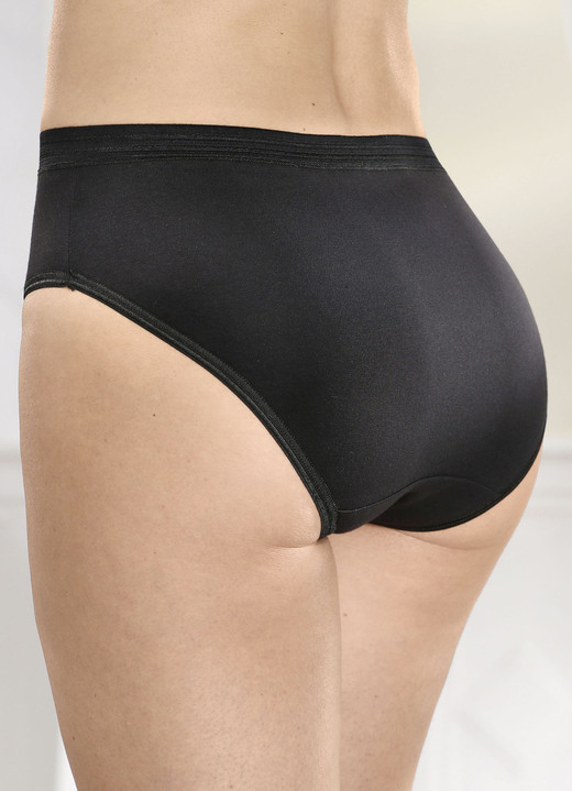 Slips - Fünferpack Slips mit glänzenden Abschlüssen, in Größe 036 bis 052, in Farbe 3X AZURBLAU, 2X WEISS Ansicht 7