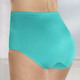 - Viererpack Slips mit Gummizug im Bund, in Größe 038 bis 056, in Farbe TÜRKIS – Farbe TÜRKIS – Ansicht 1
