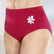- Viererpack Slips mit Blumenmotiv, in Größe 038 bis 054, in Farbe 2X ROT, 2X ROT-WEISS-GRÜN BEDRUCKT – Farbe 2X ROT, 2X ROT-WEISS-GRÜN BEDRUCKT – Ansicht 1