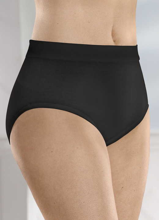 Slips - Dreierpack Slips mit bequemem Weichbund Ansicht 6 Slips - Dreierpack Slips mit bequemem Weichbund, in Größe L (44/46) bis XXL (52/54), in Farbe GRAU MELIERT Ansicht 6