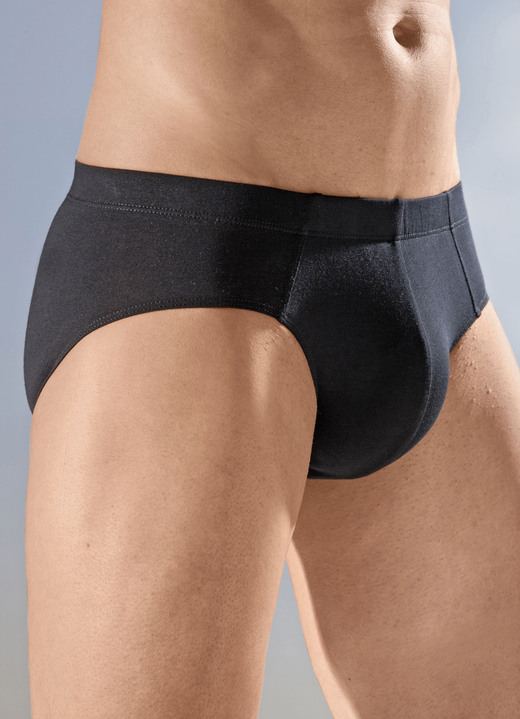 Slips & Unterhosen - Schiesser, Dreierpack Slips mit Dehnbund, in Größe 3XL (9) bis XXL (8), in Farbe MARINE Ansicht 2