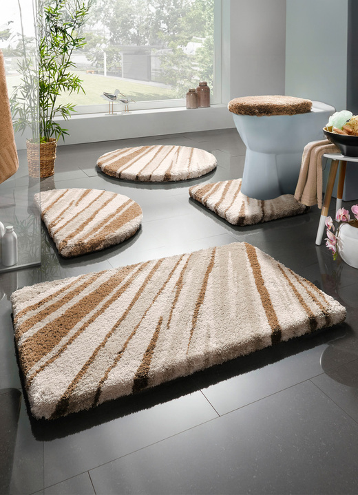 Kleine Wolke - Badgarnitur von Kleine Wolke Ansicht 6 Kleine Wolke - Badgarnitur von Kleine Wolke, in Größe 100 (Vorleger halbrund, 50/ 80 cm) bis 112 (WC-Deckelbezug, 47/ 50 cm), in Farbe AQUA Ansicht 6