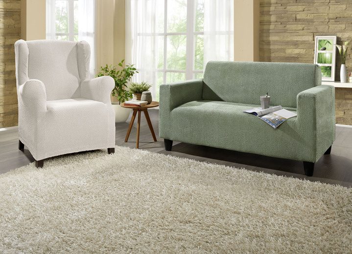 Sessel- & Sofaüberwürfe - Multi-elastische Stretchbezüge Ansicht 27 Sessel- & Sofaüberwürfe - Multi-elastische Stretchbezüge, in Größe 101 (Sesselbezug) bis 113 (Ohrensessel-Bezug), in Farbe BEIGE Ansicht 27