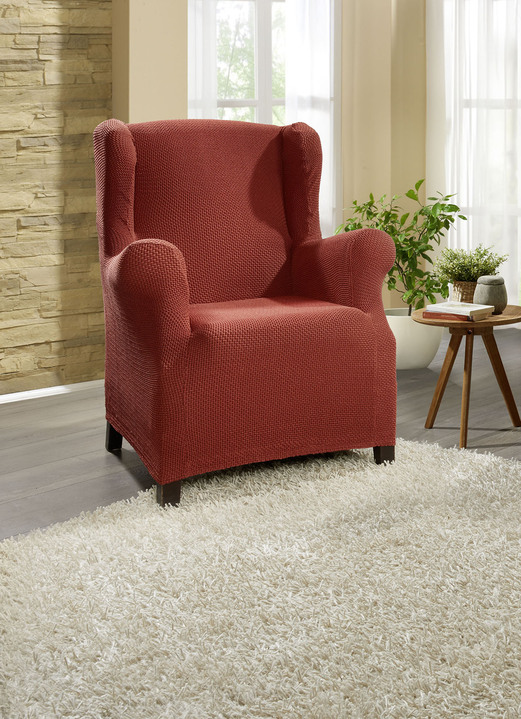 Sessel- & Sofaüberwürfe - Multi-elastische Stretchbezüge Ansicht 4 Sessel- & Sofaüberwürfe - Multi-elastische Stretchbezüge, in Größe 101 (Sesselbezug) bis 113 (Ohrensessel-Bezug), in Farbe BEIGE Ansicht 4