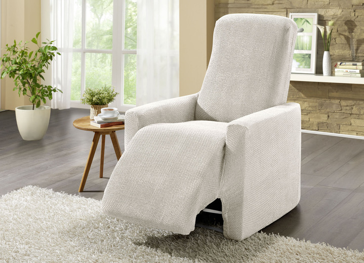 Sessel- & Sofaüberwürfe - Multi-elastische Stretchbezüge Ansicht 22 Sessel- & Sofaüberwürfe - Multi-elastische Stretchbezüge, in Größe 101 (Sesselbezug) bis 113 (Ohrensessel-Bezug), in Farbe BEIGE Ansicht 22