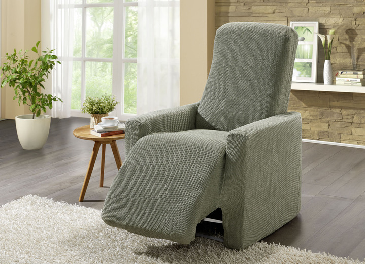 Sessel- & Sofaüberwürfe - Multi-elastische Stretchbezüge Ansicht 16 Sessel- & Sofaüberwürfe - Multi-elastische Stretchbezüge, in Größe 101 (Sesselbezug) bis 113 (Ohrensessel-Bezug), in Farbe BEIGE Ansicht 16