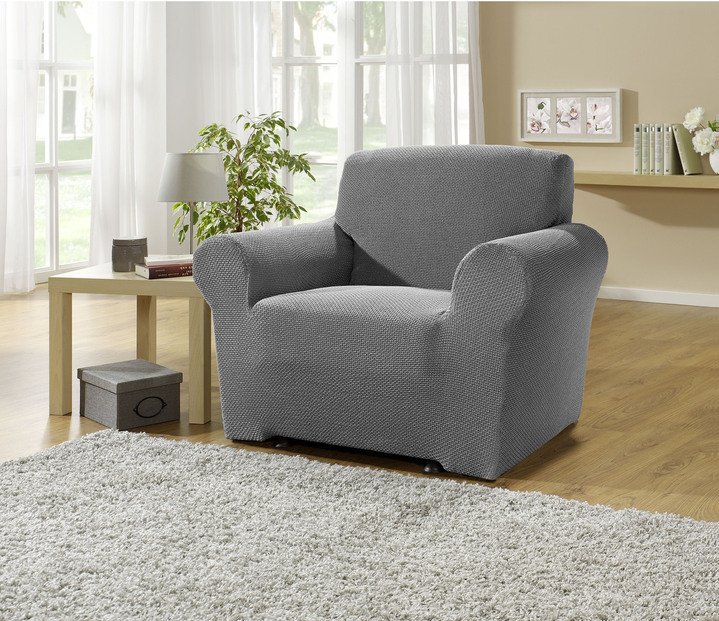 Sessel- & Sofaüberwürfe - Multi-elastische Stretchbezüge Ansicht 34 Sessel- & Sofaüberwürfe - Multi-elastische Stretchbezüge, in Größe 101 (Sesselbezug) bis 113 (Ohrensessel-Bezug), in Farbe BEIGE Ansicht 34