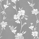 Kurzgardinen - Kleinfenster-Store Blumenranke mit Stangendurchzug – Farbe WEISS – Ansicht 2 Kurzgardinen - Kleinfenster-Store Blumenranke mit Stangendurchzug, in Größe 120 (H80xB100 cm) bis 125 (H100xB150 cm), in Farbe WEISS – Farbe WEISS – Ansicht 2