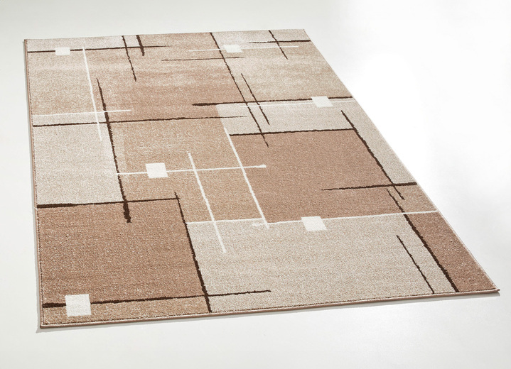 Modern - Moderne Brücken und Teppiche, in Größe 111 (Brücke, 60x110 cm) bis 282 (Teppich, 200x290 cm), in Farbe GRAU Ansicht 4