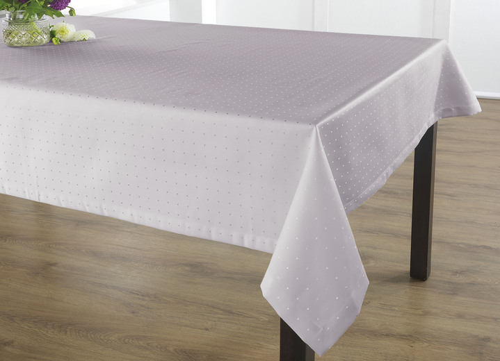 Tischdecken - Hochwertige Damast-Tischdecken vom Curt Bauer, in Größe 102 (Läufer, 50/140 cm) bis 302 (2 Servietten, 50/ 50 cm), in Farbe WEISS Ansicht 12