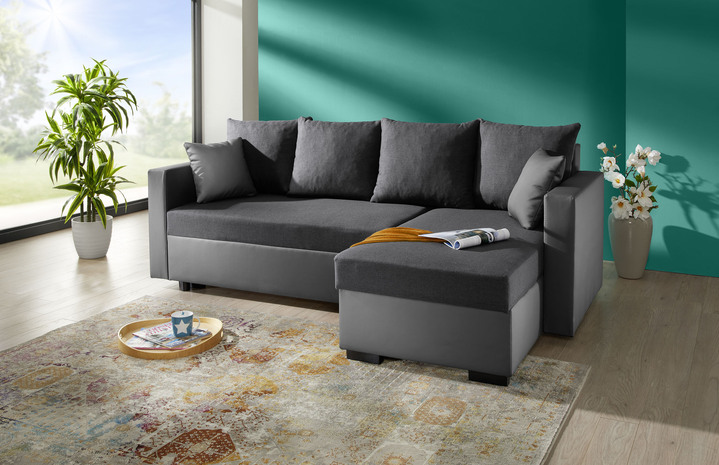 - Polsterecke mit Funktion, in Farbe GRAU-GRAU Ansicht 1