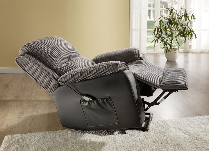 TV-Sessel / Relax-Sessel - Relaxsessel mit Aufstehhilfe, in Farbe BRAUN-CREME Ansicht 4