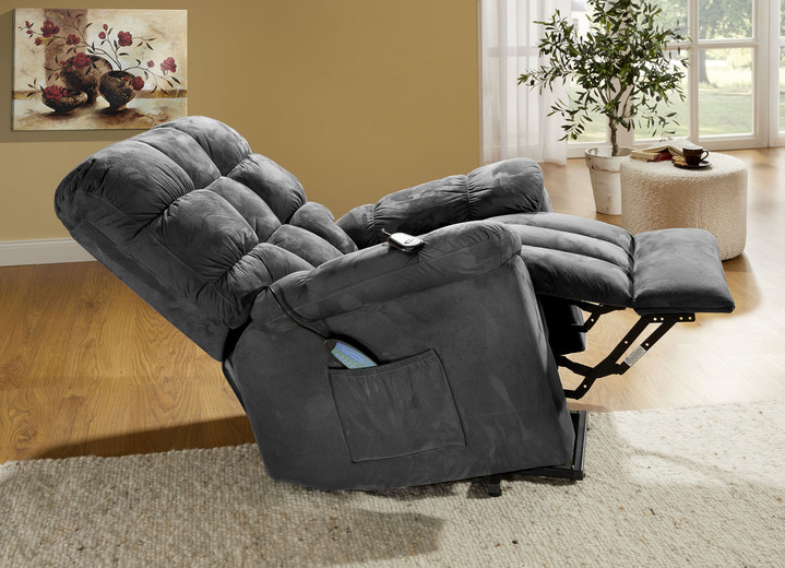 TV-Sessel / Relax-Sessel - Relaxsessel mit Aufstehhilfe, Massage- und Wärmefunktion, in Farbe BRAUN Ansicht 5