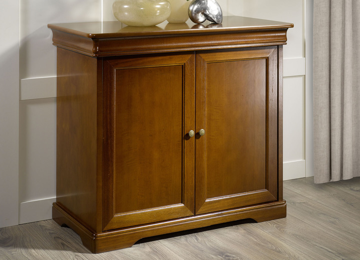 Kommoden - Italienische Kommodenserie im schlichtem Design, in Farbe NUSSBAUM, in Ausführung Kommode, 1-türig Ansicht 1