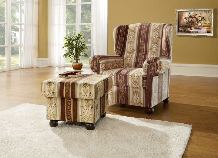 Polstergruppen - Polstermöbel mit Nosag-Wellenunterfederung, in Farbe ROT, in Ausführung Zweisitzer Ansicht 16