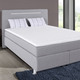 Boxspringbetten - Boxspringbett mit LED-Beleuchtung, in Farbe WEISS – Farbe GRAU – Ansicht 1