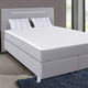 Boxspringbetten - Boxspringbett mit LED-Beleuchtung, in Farbe WEISS – Farbe GRAU – Ansicht 2