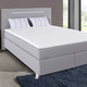 Boxspringbetten - Boxspringbett mit LED-Beleuchtung, in Farbe WEISS – Farbe GRAU – Ansicht 3
