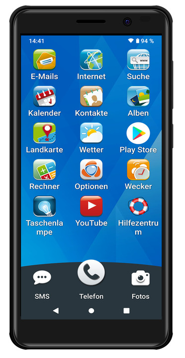 Mobil-Telefone - Ordissimo Smartphone  LeNuméro2 mini, in Farbe SCHWARZ Ansicht 2
