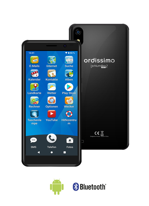 Mobil-Telefone - Ordissimo Smartphone  LeNuméro2 mini, in Farbe SCHWARZ Ansicht 1