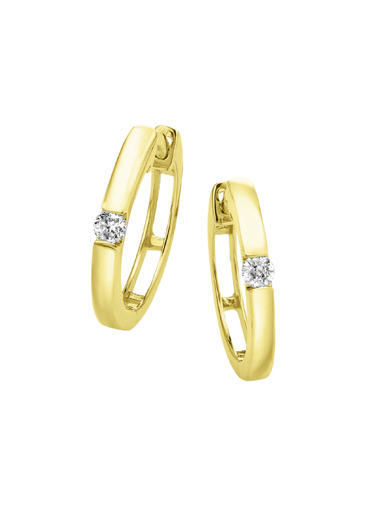 Ohrschmuck - Elegante Klappcreolen, in Farbe  Ansicht 2