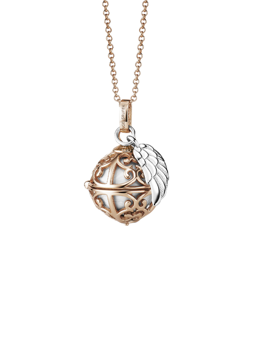 Engelsrufer - Zeitloser Anhänger mit Engelsflügel Ansicht 2 Engelsrufer - Zeitloser Anhänger mit Engelsflügel, in Farbe  Ansicht 2