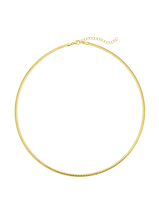 Halsketten - Omega-Reif aus Gold mit Struktur, in Farbe  Ansicht 2