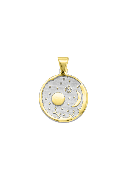 Anhänger - Anhänger mit Himmelsscheibe von Nebra in Bicolor, in Farbe  Ansicht 2