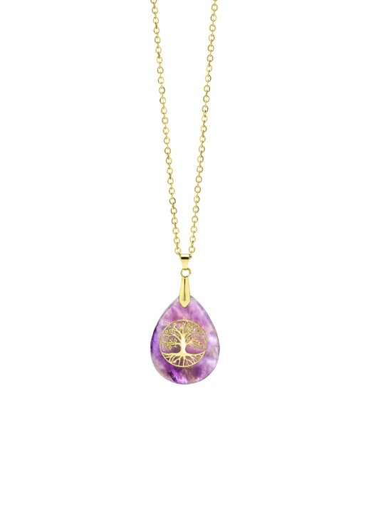 Anhänger - Anhänger mit echt Amethyst, in Farbe  Ansicht 2