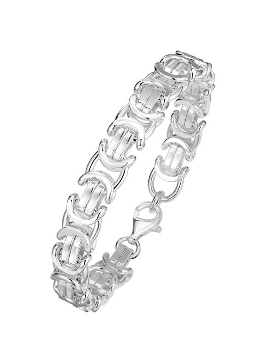 Armbänder - Tolles Königsketten-Armband in Silber, in Farbe  Ansicht 2