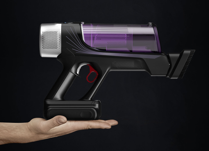 Mit Akku - Rowenta RH2038 Akku-Handstaubsauger Ansicht 2 Mit Akku - Rowenta RH2038 Akku-Handstaubsauger, in Farbe SCHWARZ-LILA Ansicht 2