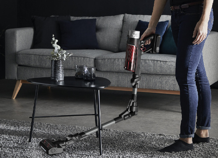 Mit Akku - Rowenta RH2078 Akku-Handstaubsauger Ansicht 2 Mit Akku - Rowenta RH2078 Akku-Handstaubsauger, in Farbe SCHWARZ-ROT Ansicht 2