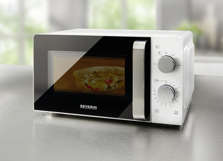 Küchengeräte - Severin MW7885 Mikrowelle Solo Ansicht 2 Küchengeräte - Severin MW7885 Mikrowelle Solo, in Farbe WEISS Ansicht 2
