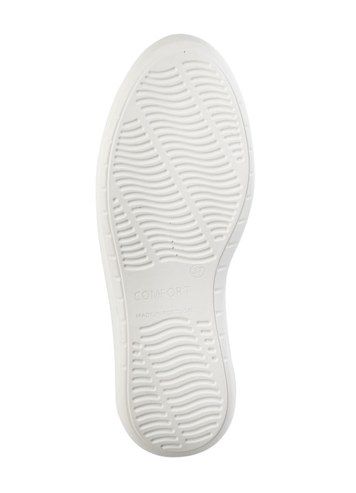 Slipper & Schnürschuhe - ELENA EDEN Sneaker aus Lackleder mit edlem Metallschmuck, in Größe 036 bis 042, in Farbe SCHWARZ Ansicht 6