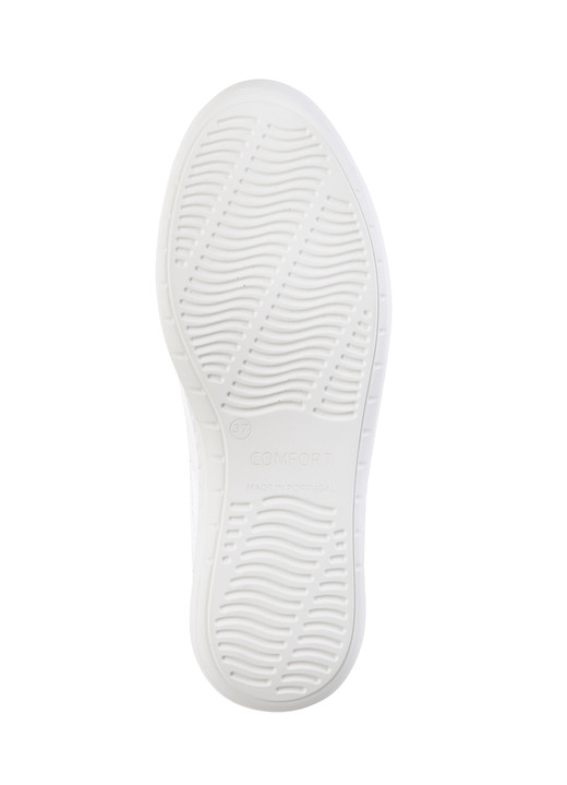 Slipper & Schnürschuhe - ELENA EDEN Sneaker aus Lackleder mit edlem Metallschmuck Ansicht 3 Slipper & Schnürschuhe - ELENA EDEN Sneaker aus Lackleder mit edlem Metallschmuck, in Größe 036 bis 042, in Farbe WEISS Ansicht 3