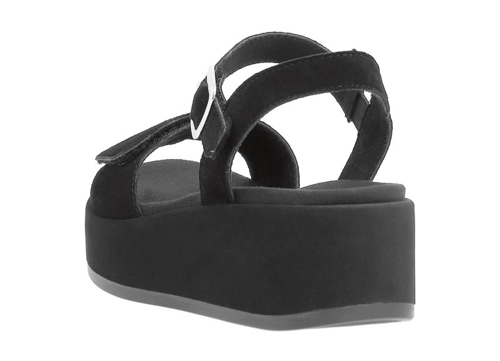 Sandaletten & Pantoletten - Sandale aus Samtveloursleder, in Größe 036 bis 042, in Farbe HELLBLAU Ansicht 21