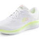 Slipper & Schnürschuhe - SKECHERS, sportliche Damen-Sneaker, aus Meshmaterial – Farbe WEISS-LIMETTE – Ansicht 1 Slipper & Schnürschuhe - SKECHERS, sportliche Damen-Sneaker, aus Meshmaterial, in Größe 036 bis 041, in Farbe DUNKELBLAU – Farbe WEISS-LIMETTE – Ansicht 1