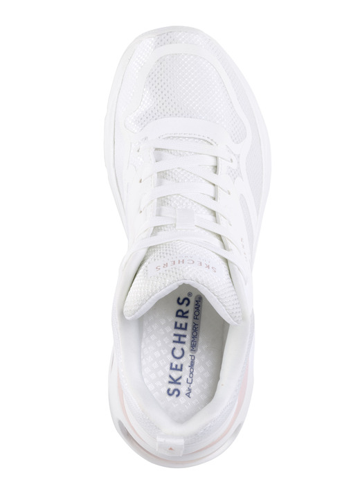 - SKECHERS Schnür-Sneaker mit sichtbarem Luftpolster, in Größe 036 bis 041, in Farbe WEISS-ROSA Ansicht 2