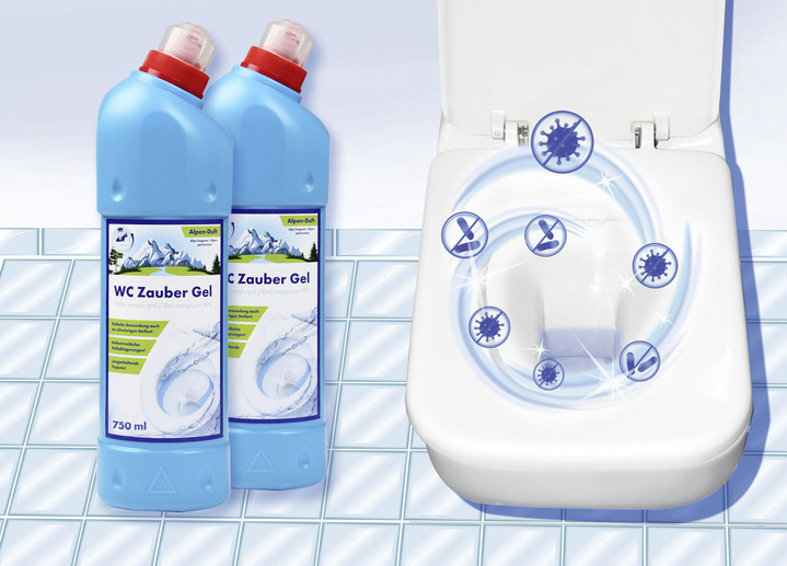 Reinigungshelfer & Reinigungsmittel - Captain Clean WC-Zaubergel 2tlg, in Farbe BLAU Ansicht 2