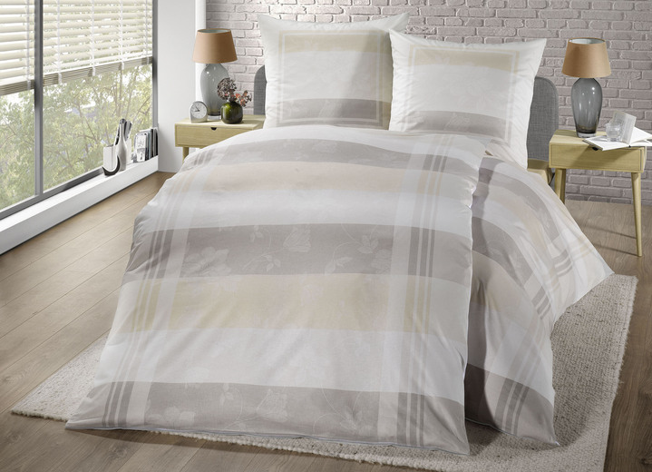 Bettwäschegarnituren - Bettwäsche-Garnitur, in Größe 111 (40/80 cm + 135/200 cm) bis 115 (80/80 cm + 155/220 cm), in Farbe GRÜN Ansicht 5