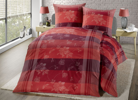 Bettwäschegarnituren - Bettwäsche-Garnitur, in Größe 111 (40/80 cm + 135/200 cm) bis 115 (80/80 cm + 155/220 cm), in Farbe GRÜN