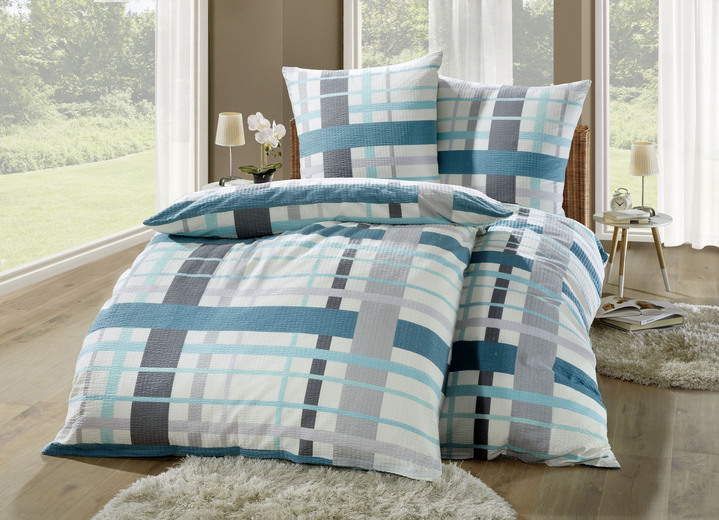 Bettwäschegarnituren - Bettwäsche-Garnitur Ansicht 2 Bettwäschegarnituren - Bettwäsche-Garnitur, in Größe 112 (80/80 cm + 135/200 cm) bis 115 (80/80 cm + 155/220 cm), in Farbe PFIRSICH Ansicht 2