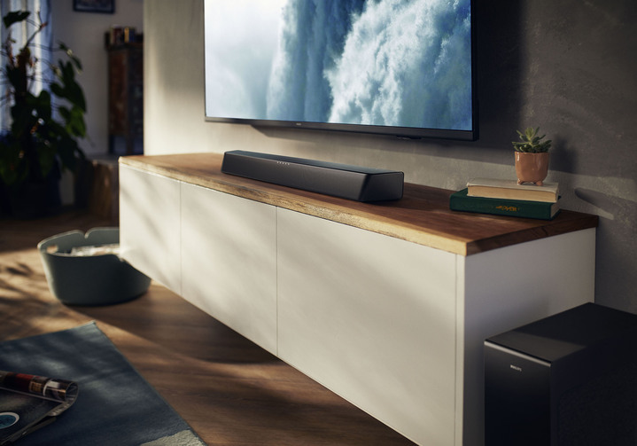 -  2.1 Philips Soundbar mit kabellosem Subwoofer, in Farbe SCHWARZ Ansicht 1